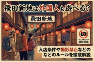 飛田新地は外国人も遊べる？入店条件や撮影禁止などのルールを徹底解説